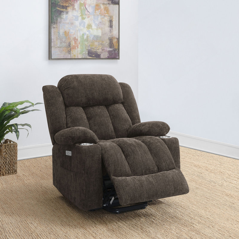 Fauteuil inclinable brun clair Beca