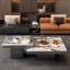Table basse carrée en granit Luxury-Style