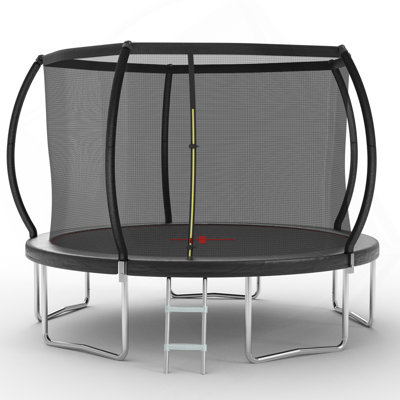YC 12FT Trampoline Pumpkin- Standard-Black