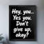 Encadrement noir - message inspirant rétro-1801842890