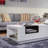 Cortez Tempered Glass Top Coffee Table