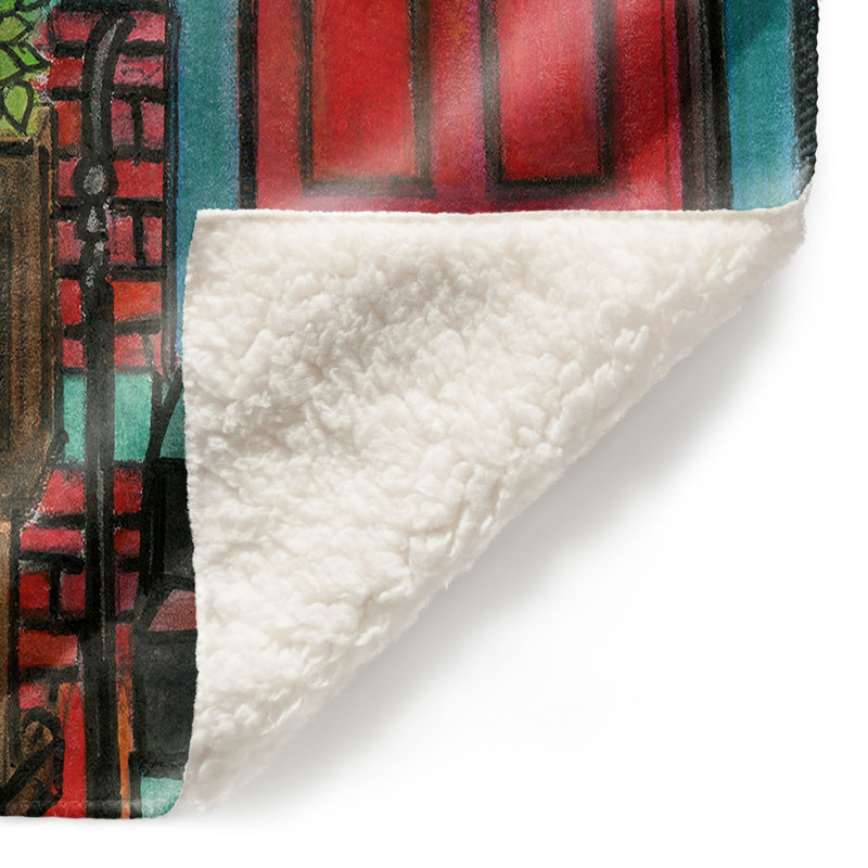 Hand Woven Throw Blanket, 68" x 80"