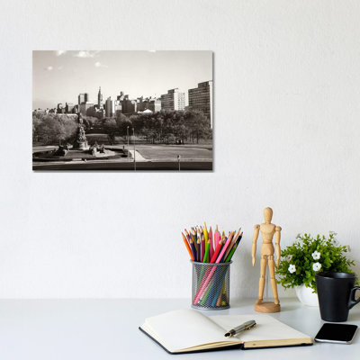 1960s Skyline Philadelphia Pennsylvania USA - Wrapped Canvas Print