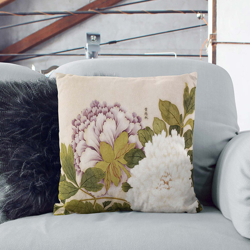 Square Throw Cushion, 40cm H x 40cm W x 15cm D