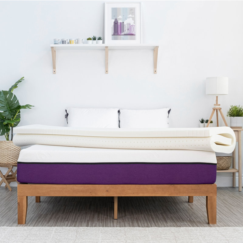 Surmatelas en mousse viscoélastique 2 pouces, Simple très long