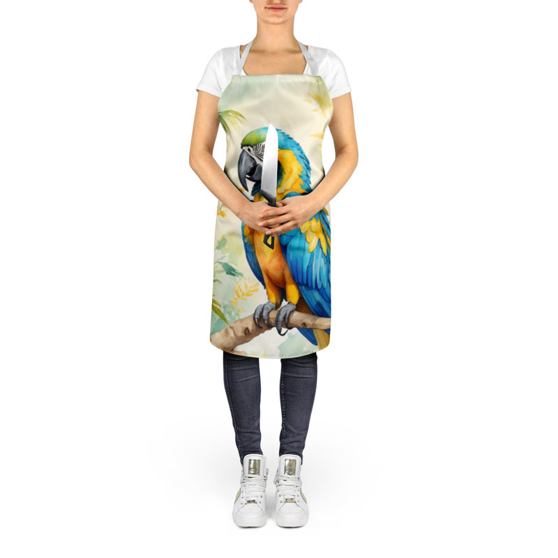 Apron, Blue and Gold Macaw