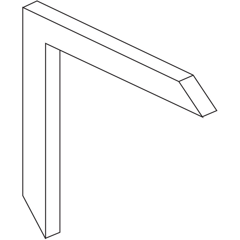 Prime-Line Corner Key, Aluminum