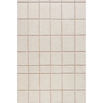 Em Checked New Zealand Wool Area Rug