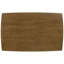 Table rectangulaire en châtaignier - Fabrication solide, pieds inclinés pour une option de salle à manger rétro en bois de châtaignier rectangulaire, sensation nostalgique