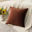 Ensemble de 2 housses de coussin décoratif carré pour canapé-lit-112104467