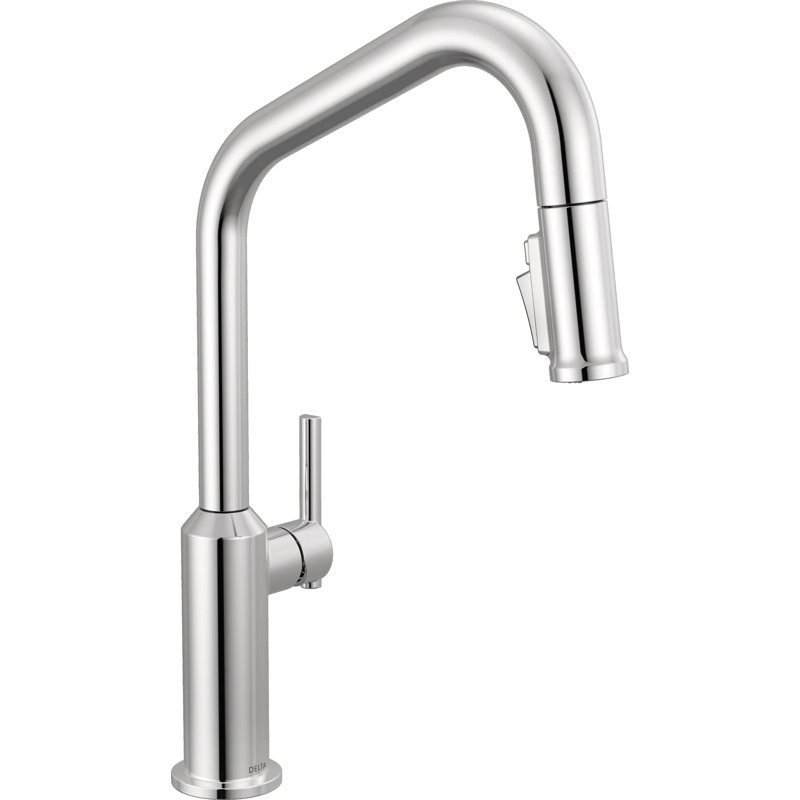 Single Handle Pull-Down Kitchen Faucet, Lumicoat Chrome