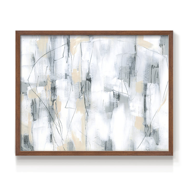 Stone Hatchmarks I -Framed Print - Restickable