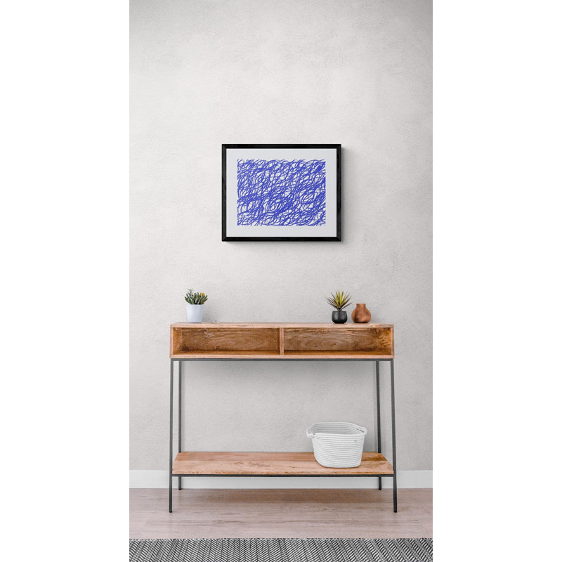 Thing Of Blue Print by Drew Gaffney, 17.25" H x 21.25" W x 0.875" D