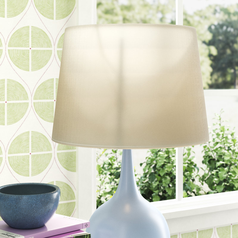 13.8cm H Cotton Blend Empire Lamp Shade ( Screw On ), Taupe