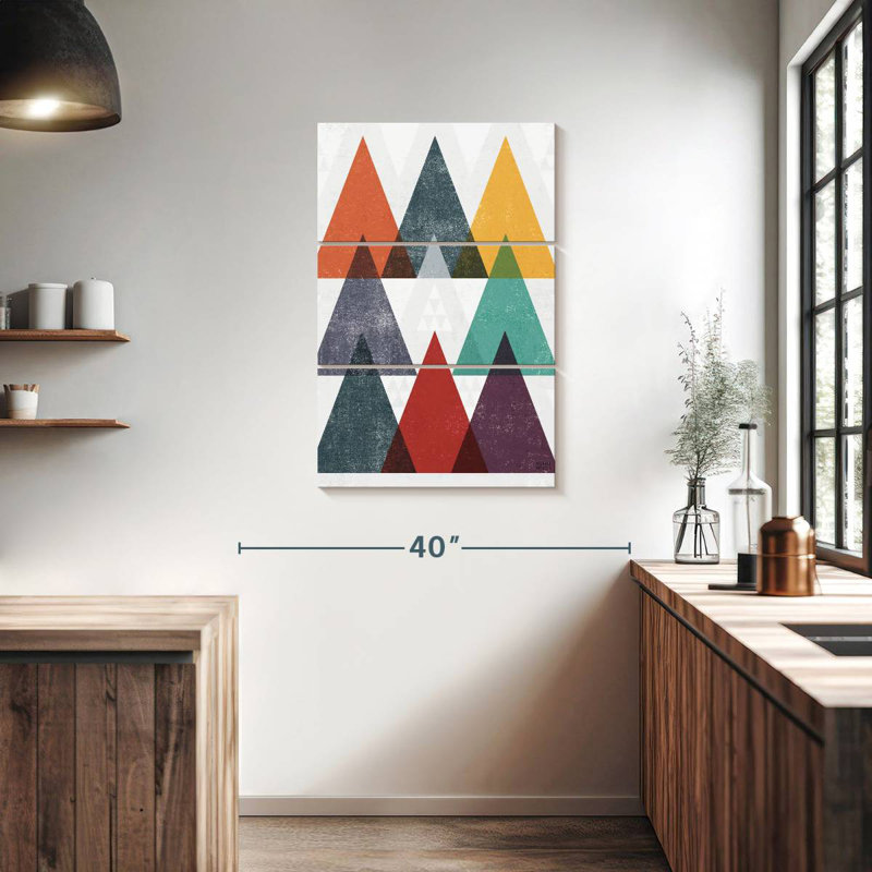 Avery Mod Triangle rétro, H 38 po x l 24 po