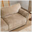 Canapé modulaire en L de 110 po avec siège très large, charge USB et de type C, accoudoir pétale, mousse haute densité, repose-pieds à mouvement libre, structure en bois, chenille, 4 sièges-118132922