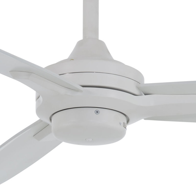 52" Rudolph 3-Blade Propeller Ceiling Fan with Wall Control, Flat White