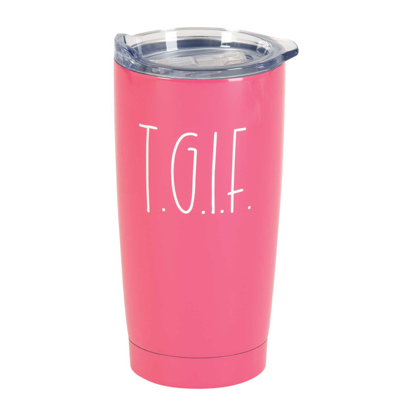Gobelet de voyage en acier inoxydable à double paroi 20 oz Thank God