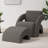 Upholstered Armchair With Ottoman-1092074549