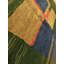 Hand-Knotted High-Quality Green, Blue, and Yellow Area Rug