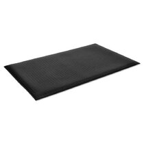Choice 3' x 5' Black Grease-Resistant Anti-Fatigue Closed-Cell