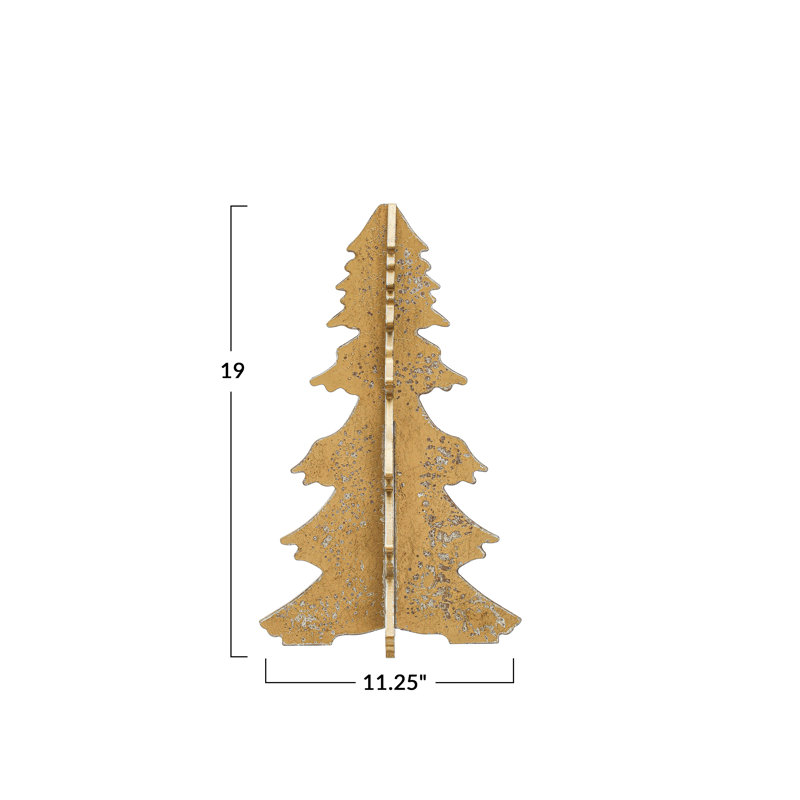 Arbre en bois aggloméré imbriqué au laser