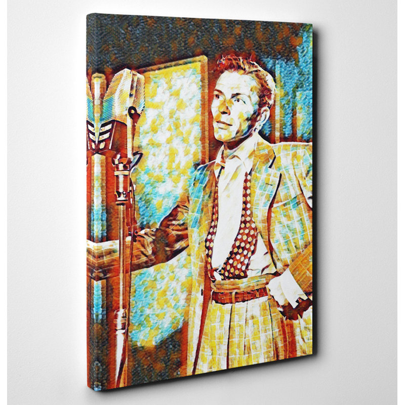 Frank Sinatra (1) Art - Wrapped Canvas, 50cm H x 35cm W