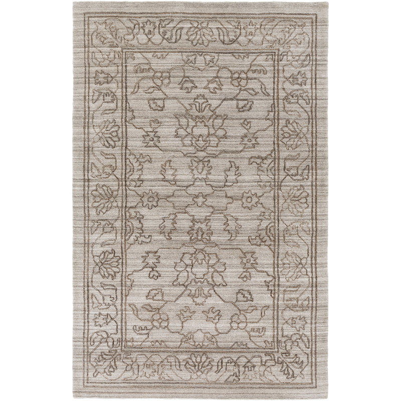 Cernobbio Viscose Floral Indoor Rug, Rectangle 2' x 3'