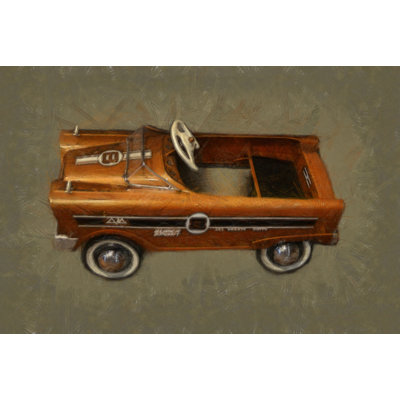 «Guardiola Super Sport Pedal Car on Canvas» par Michelle Calkins, reproduction