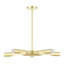 Lustre linéaire moderne Spoutnik 5 lumières Clearlake-662148643-662148647