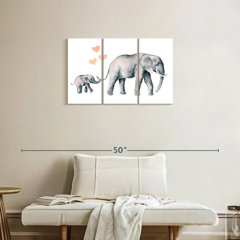 Mon amour d'éléphant, H 20 po x l 33 po