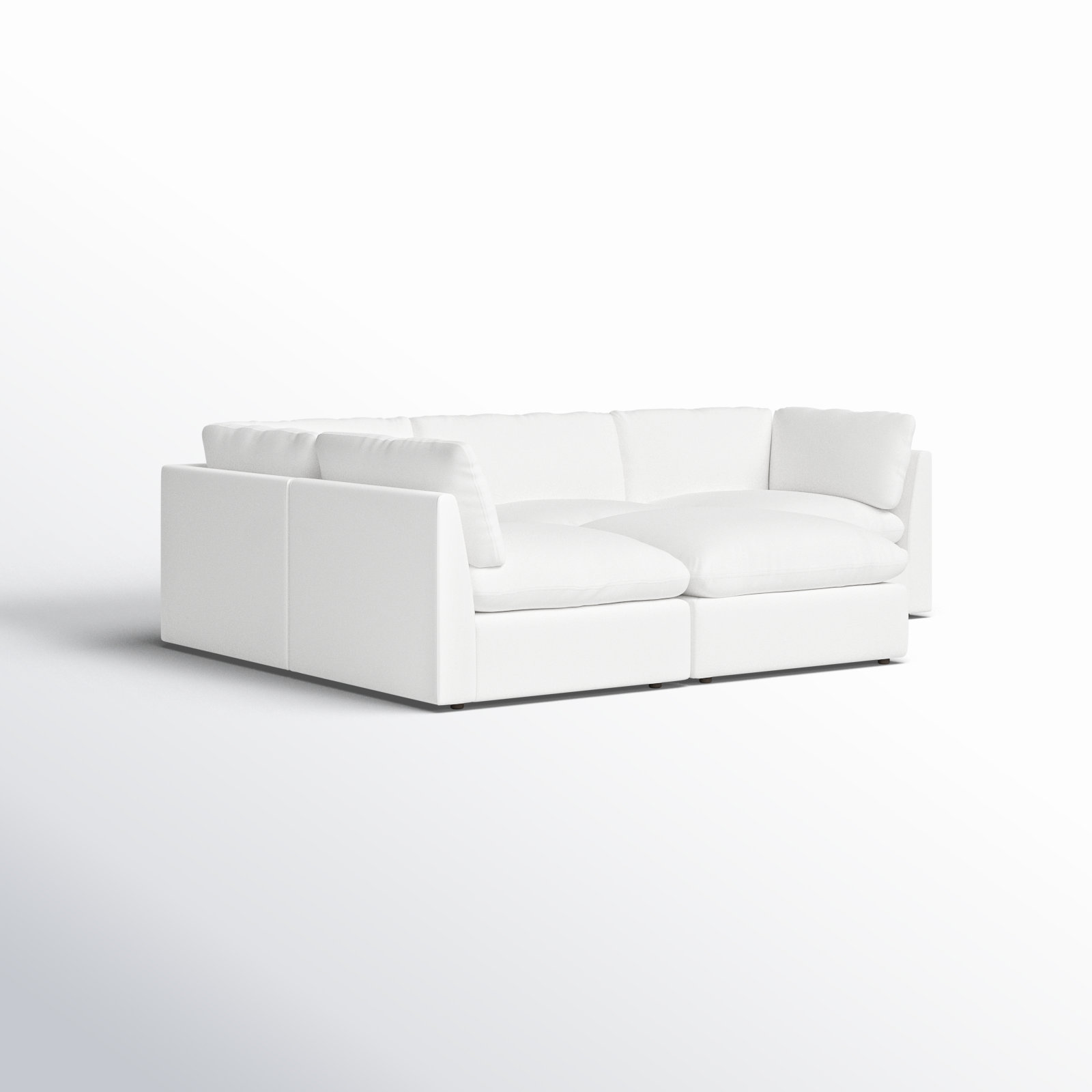 Davos Modular Upholstered Reversible Chaise L-Sectional