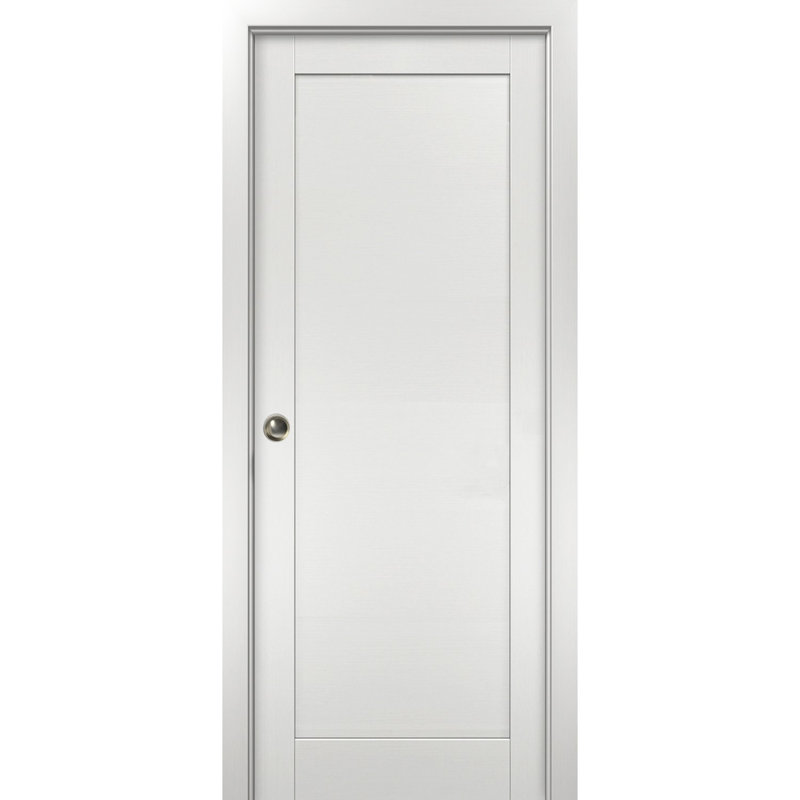 Porte coulissante en bois massif Planum, 36 po x 80 po
