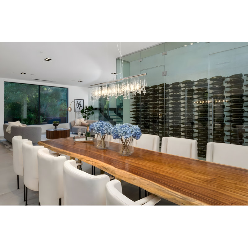 Support à vin mural pour 21 bouteilles, rangement pour vin moderne à étiquette avec assemblage minimal requis