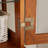 Vintage Curio Display Cabinet With Glass Doors - Antique Showcase For Collectibles, Four Adjustable Shelves, E26 Bulb Included, Perfect For Home Or Office Decor-DARK OAK-724645697