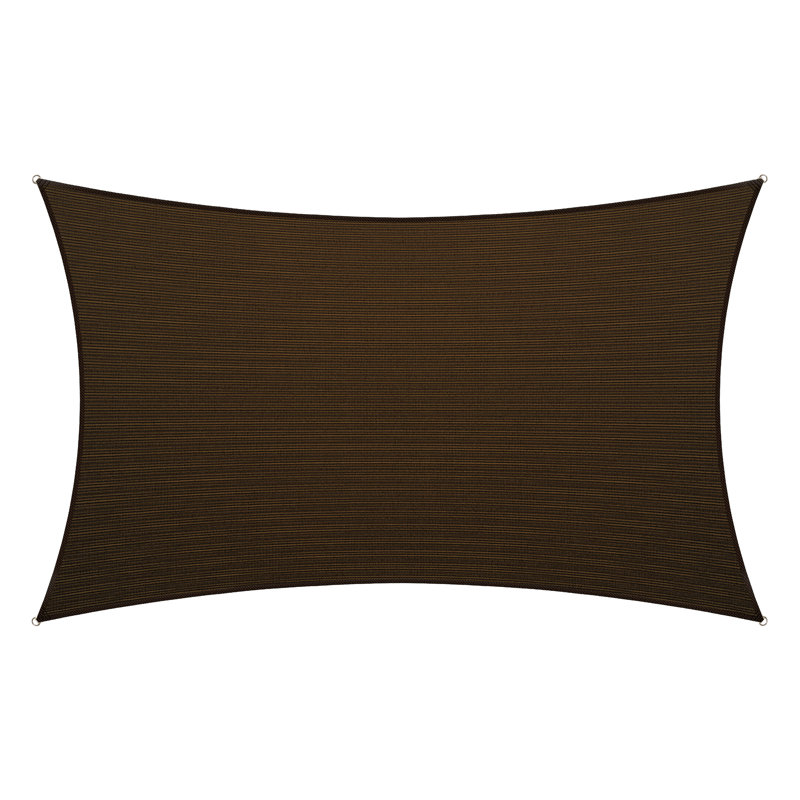 Voile d'ombrage royal 200 g / m² Royal Shade, Brun, 14 pi x 18 pi