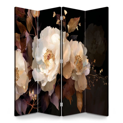 Cloison pliante 4 panneaux paravent Royal Vintage