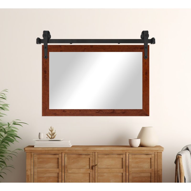Miroir Conner Rea, Brun foncé, 33 po x 34 po