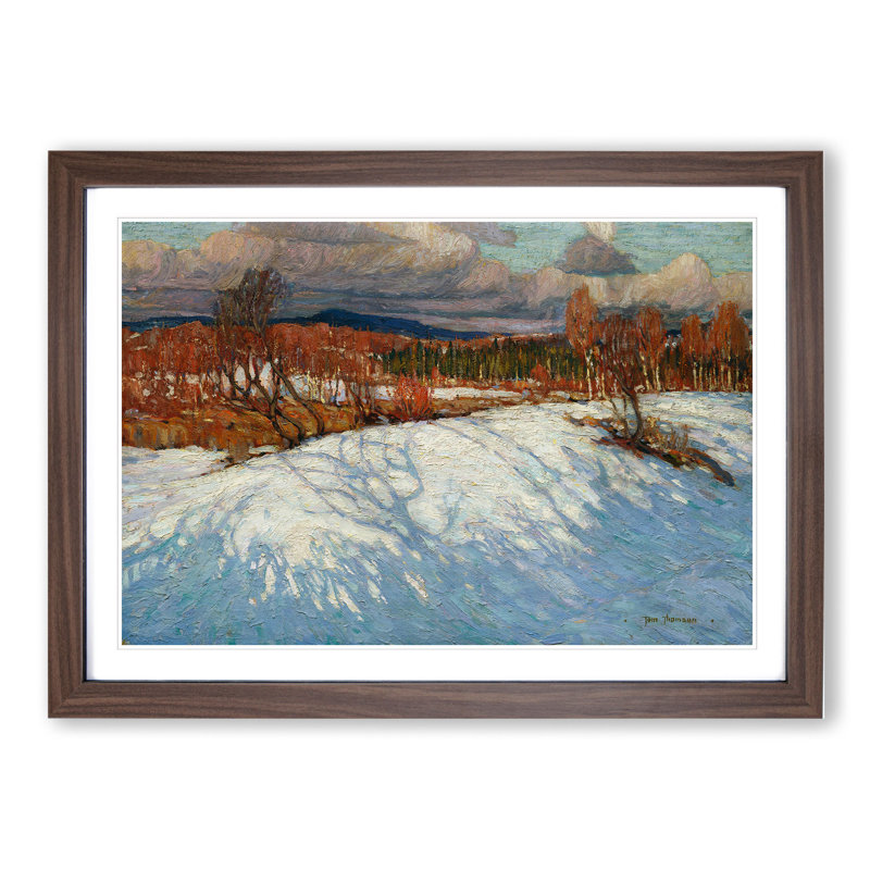 In Algonquin Park Vol.2 by Tom Thomson - Picture Frame Painting, 48cm H x 65cm W x 2cm D, Walnut Framed