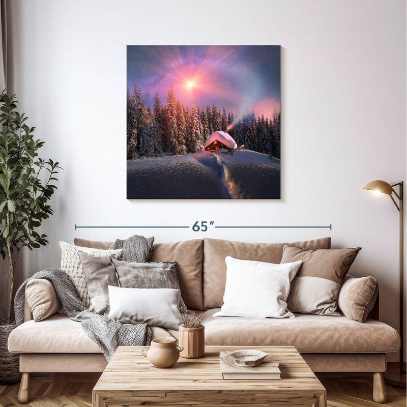 Alvord Carpathians Winter Cabin, 39" H x 39" W