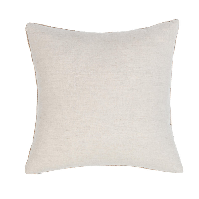 Bassinet Square Indoor/Outdoor Pillow Cover & Insert, Tan