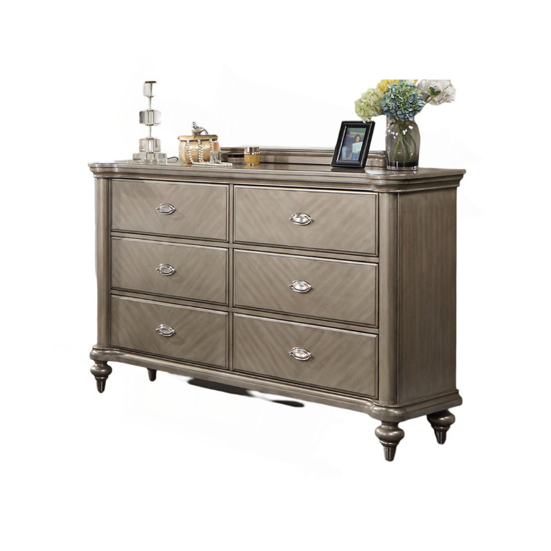 Commode de luxe avec tiroirs et miroir