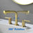 Widespread 2-handle Bathroom Faucet