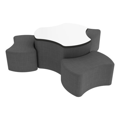 Ensemble de repose-pieds et plateau effaçable à sec 4 pièces FDP Pro Series, 18 po de hauteur