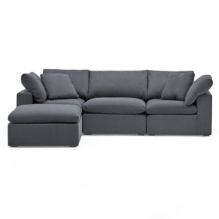 Sectional Immobile Modular Sofa Couch Customizable : Ottoman