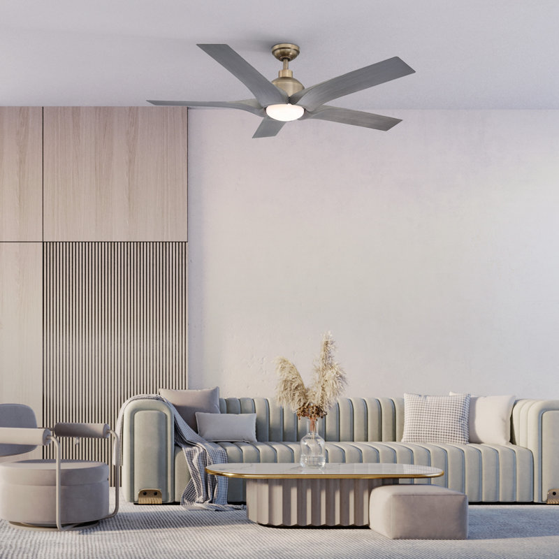 Berenise 56'' Ceiling Fan with LED Lights and Remote Control