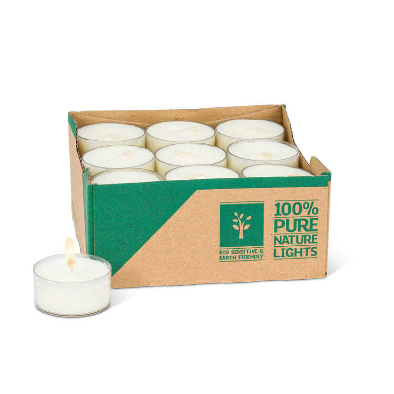 27 pièces de bougies brûlées extra-longues Tealites
