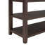 Console rétro avec 2 tablettes ouvertes pour le salon, parfaite pour la présentation et le rangement dans les intérieurs modernes-1772161837-1772161839