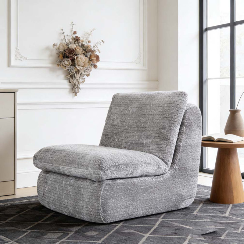 Accent sofa chair, Gray