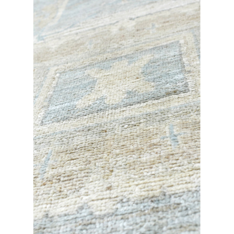 One-of-a-Kind 10'2" x 13'10" New Age Area Rug in Blue/Beige